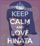 keep calm and love Hinata <3